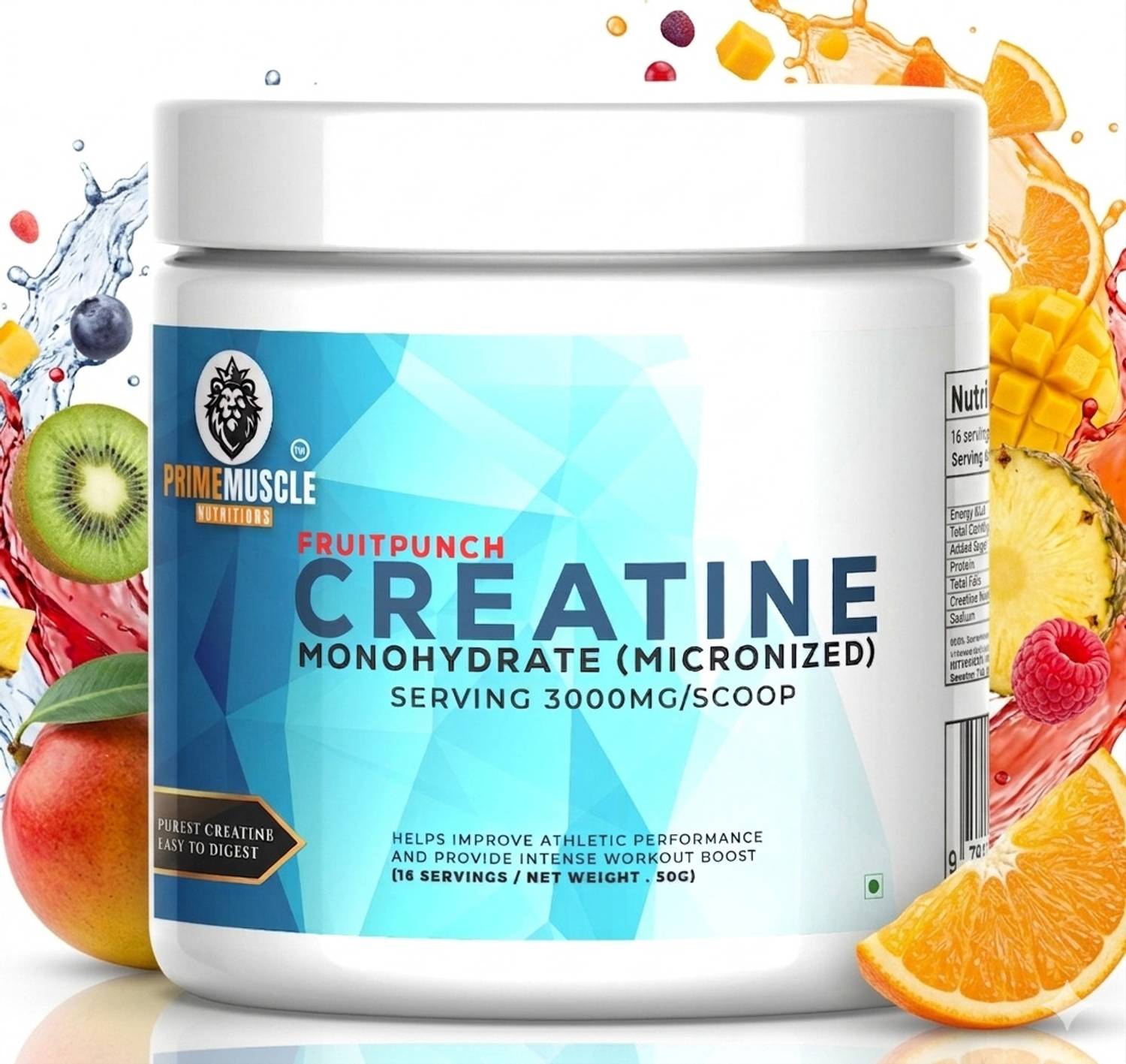 Primemuscle Nutritions Creatine Monohydrate Micronized - Image 1