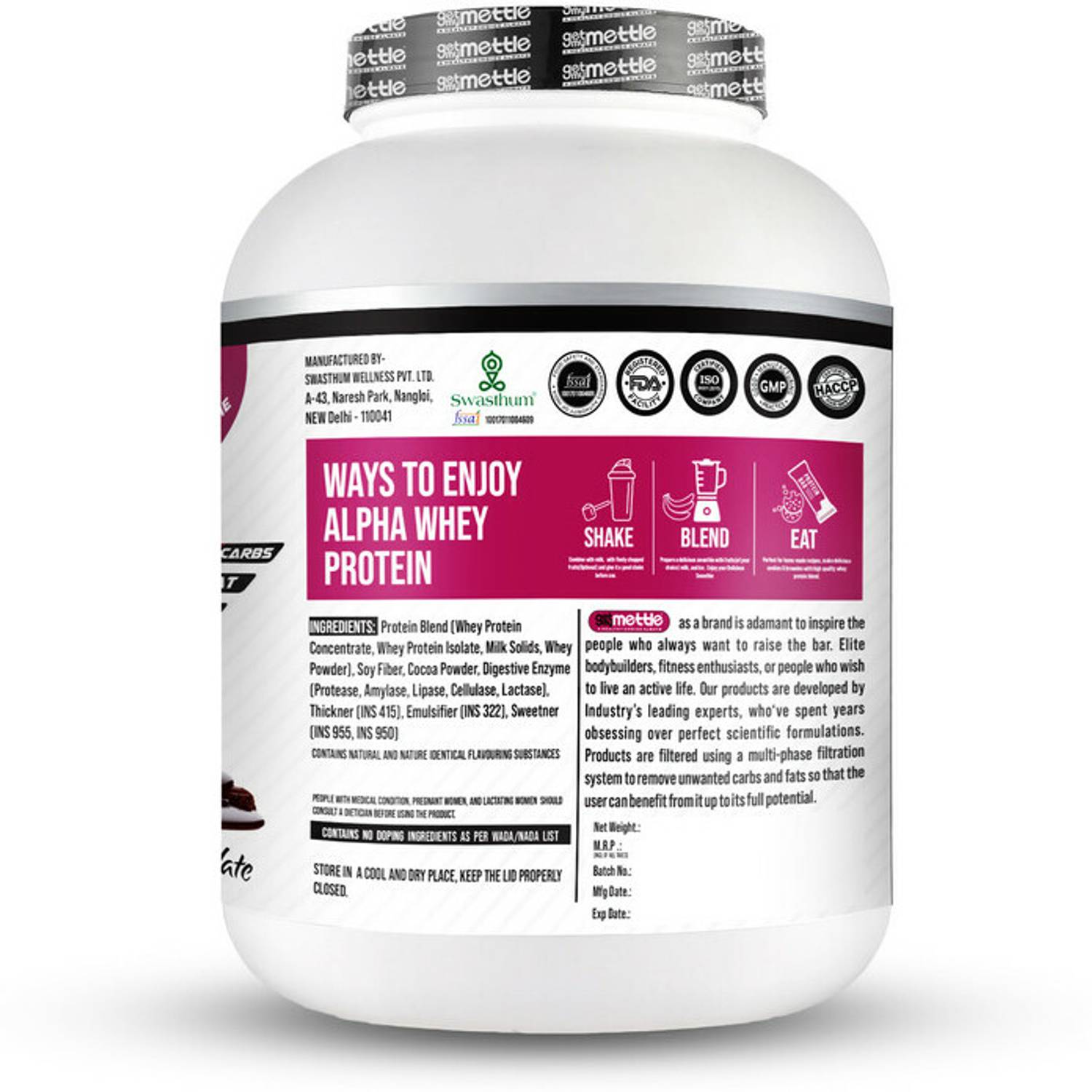 Mettle Alpha Whey Protein - Image 3