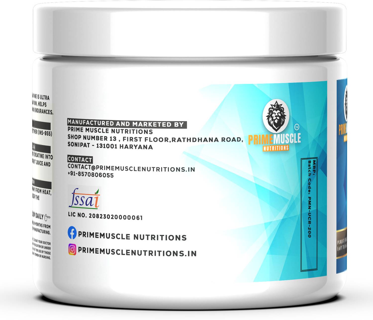 Primemuscle Nutritions Creatine Monohydrate Micronized - Image 4
