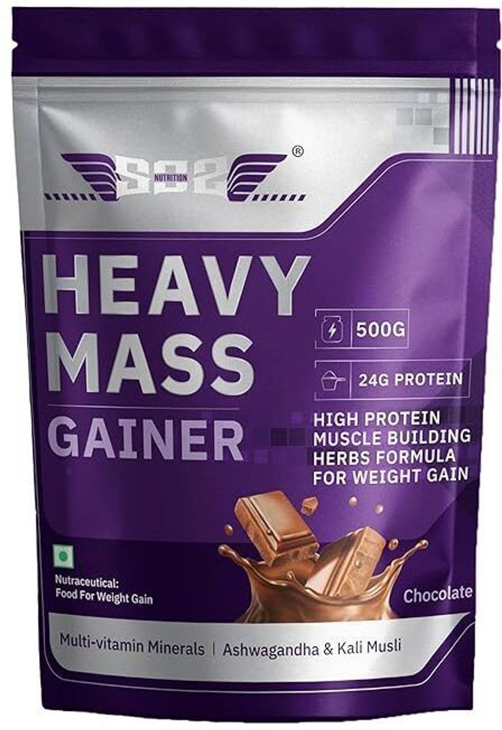 SOS Nutrition Mass Gainer 24g Protein