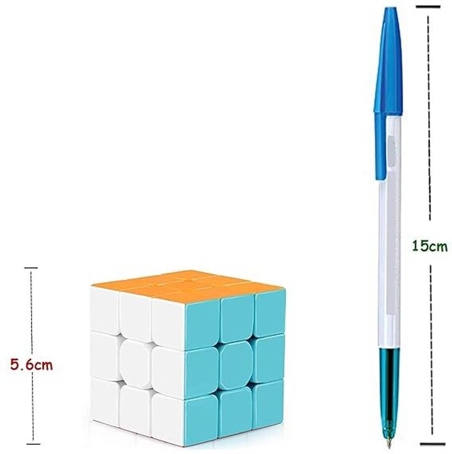 Thinkoo 2 Pack 3x3 Rubik Cubes 56mm Pack of 2 - Image 3