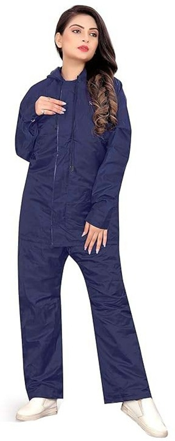 CARNEST Solid Women Rain Suit