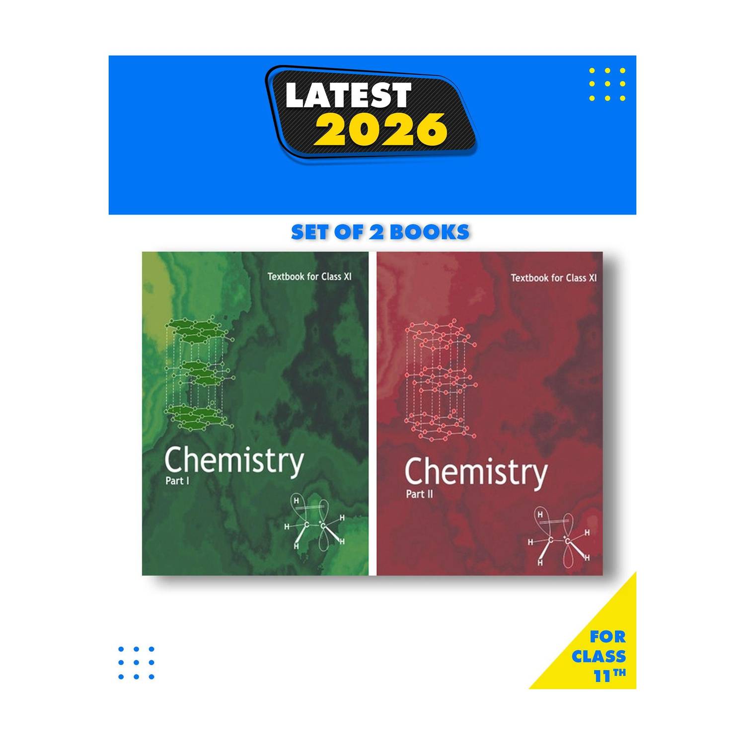NCERT BOOKS NCERT Class 11 Chemistry I-II Books Set of 2 - Image 1