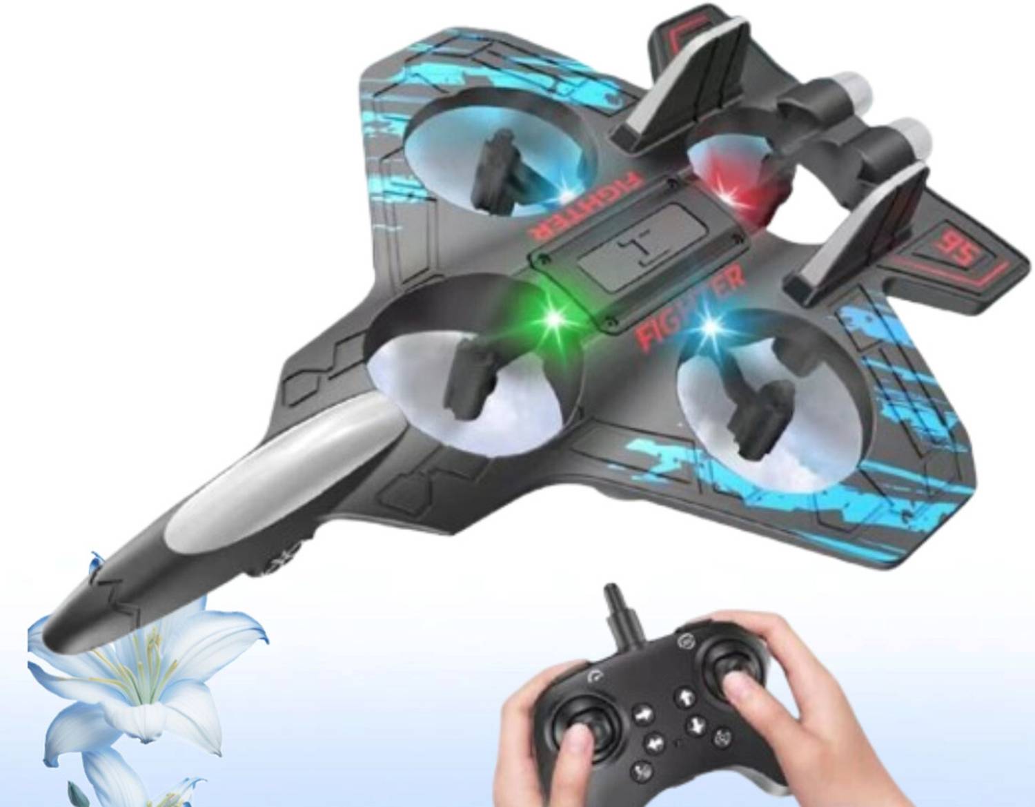ENMORA Remote Control Fighter Jet FEGW36 - Image 1