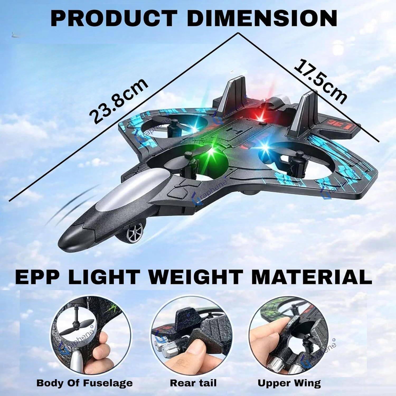 ENMORA Remote Control Fighter Jet FEGW36 - Image 4