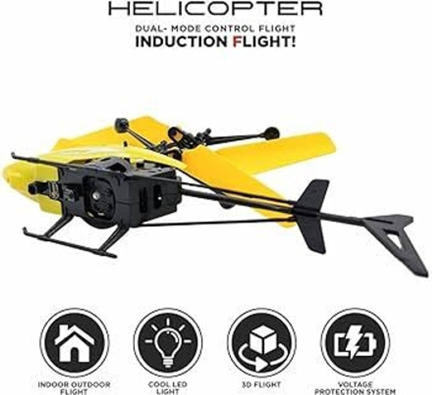 KiddyNest Helicopter RC Yellow - Image 2