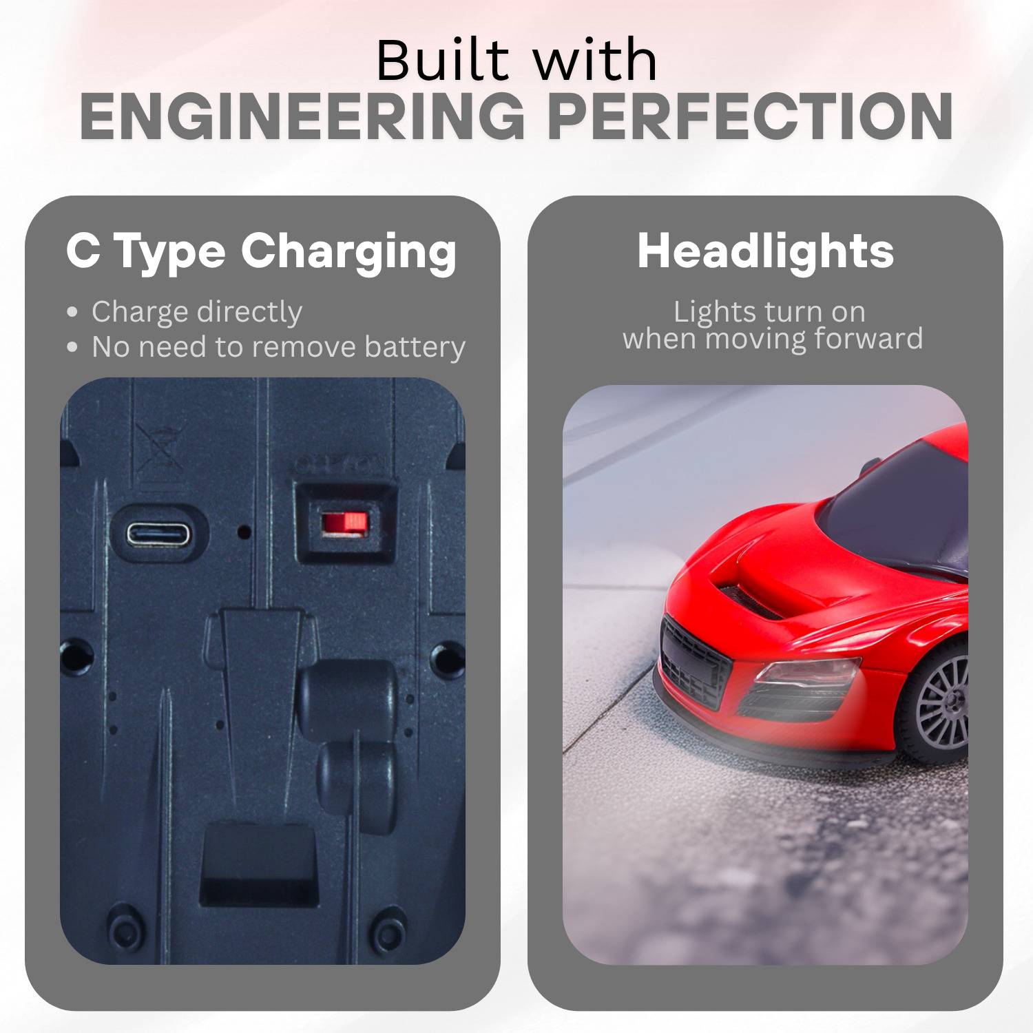 frendo High Speed 1:24 Scale Rechargeable Remote Car for Kids - Image 2