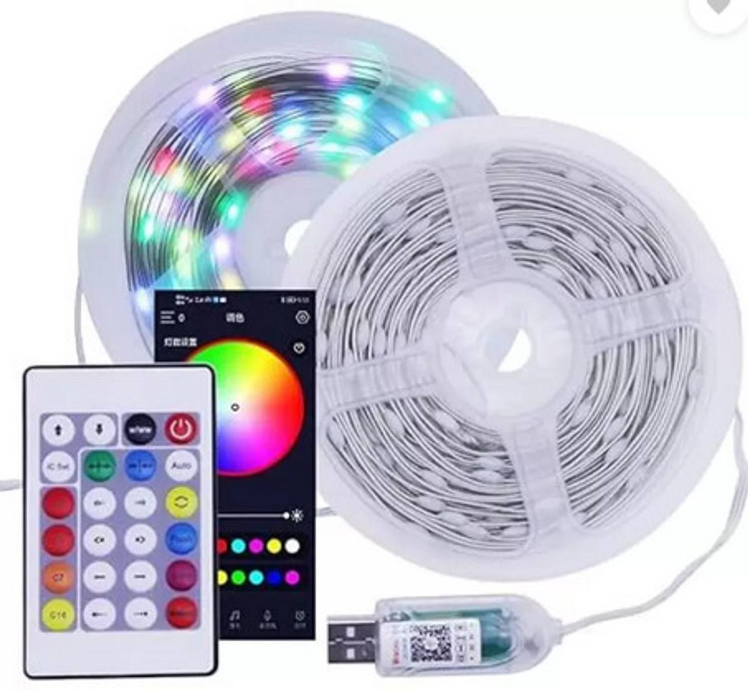 HRYFiNE 5M Smart USB LED Light Strip - Image 1