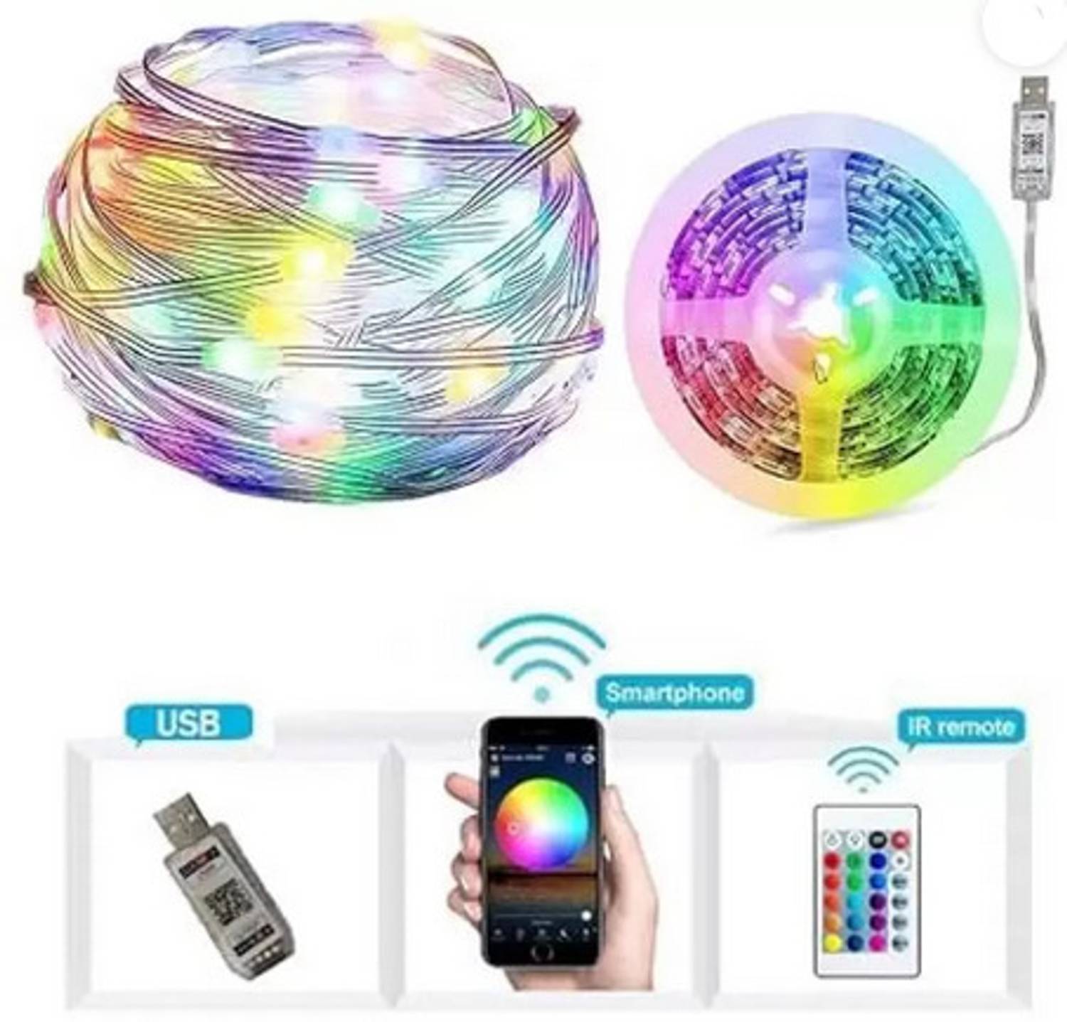 HRYFiNE 5M Smart USB LED Light Strip - Image 2