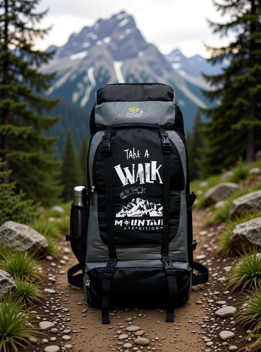 ZOZO ENTERPRISES UNISEX Water Proof Mountain RCamping /Trekking/Bag/Backpack - 70 L Rucksack Red Rucksack - 70 L