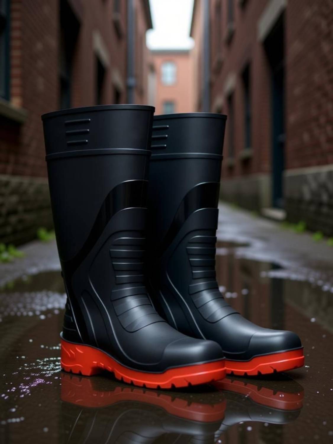 PUNJAB BOOT HOUSE Composite Toe PVC, Rubber Safety Shoe - Image 2