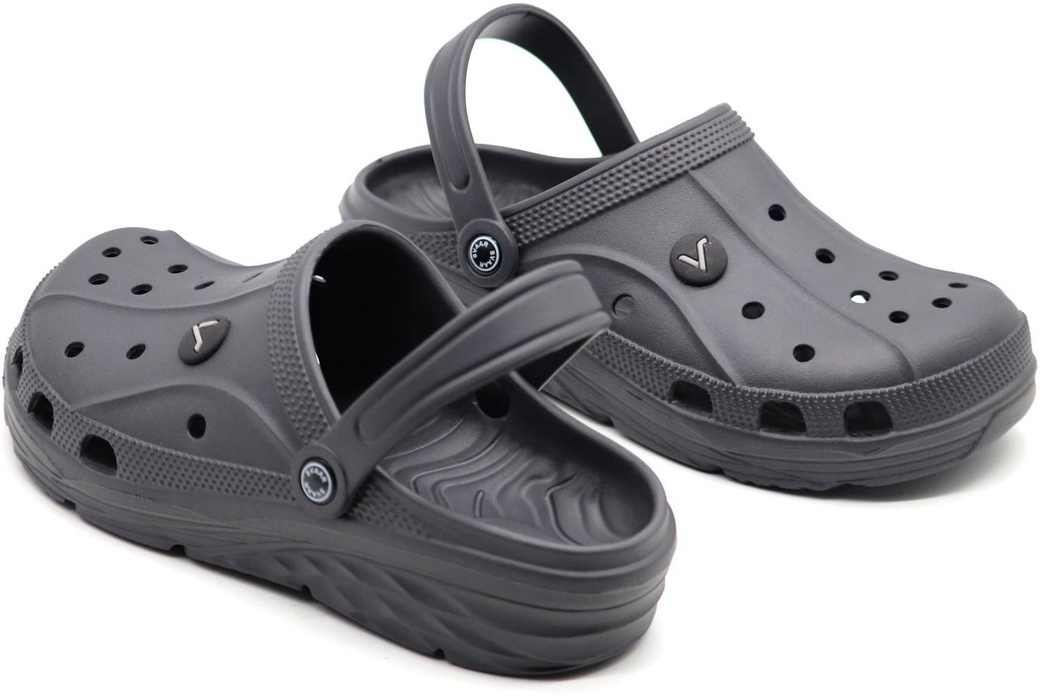 Svaar Men Grey Clogs - Image 5
