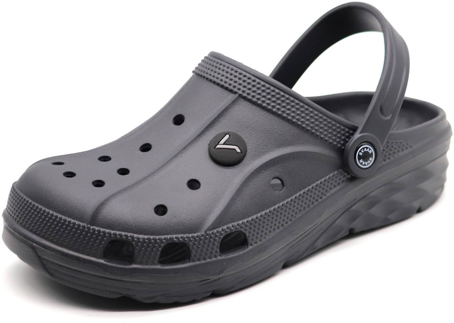 Svaar Men Grey Clogs - Image 3