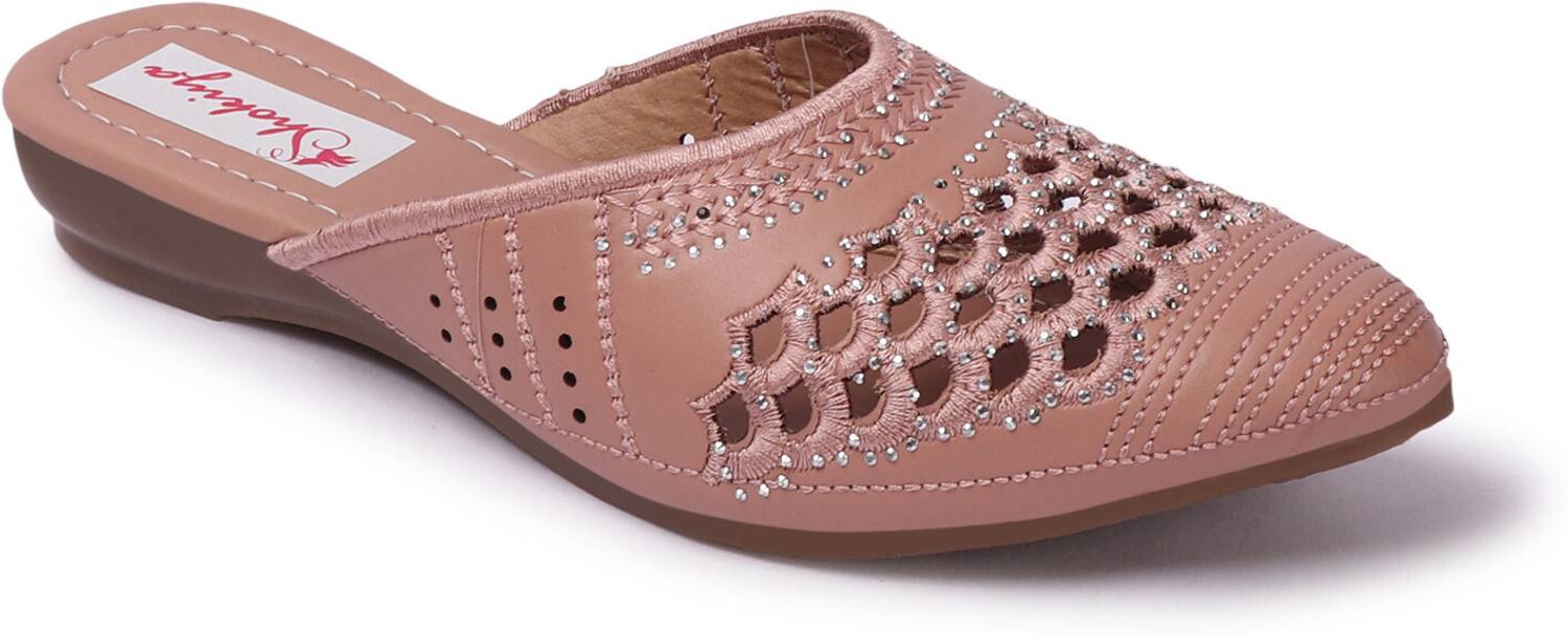 SHOKIYA Women Pink Flats - Image 4