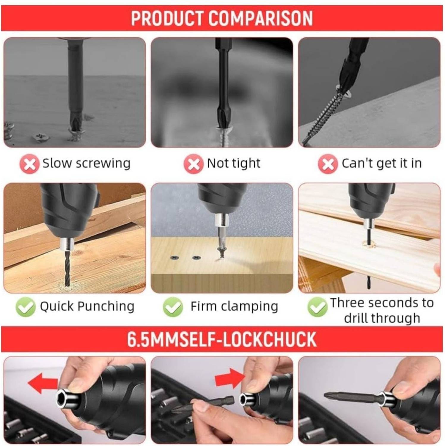 FINEXEL Cordless Electric Screwdriver - Image 3