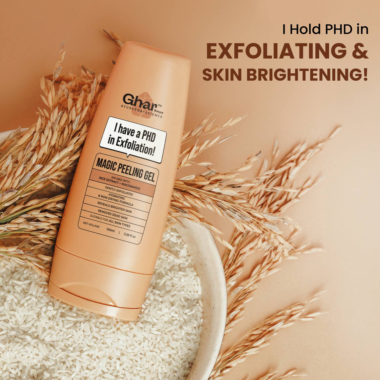 Ghar Soaps Magic Brightening Peeling Gel - Image 2