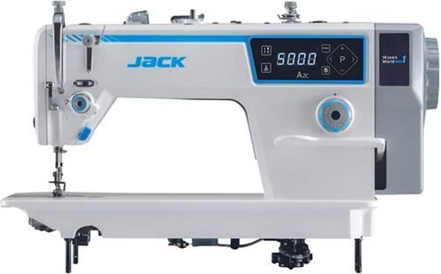 JACK A2C-C Electric Sewing Machine 1 Stitch 5000 SPM White - Image 1