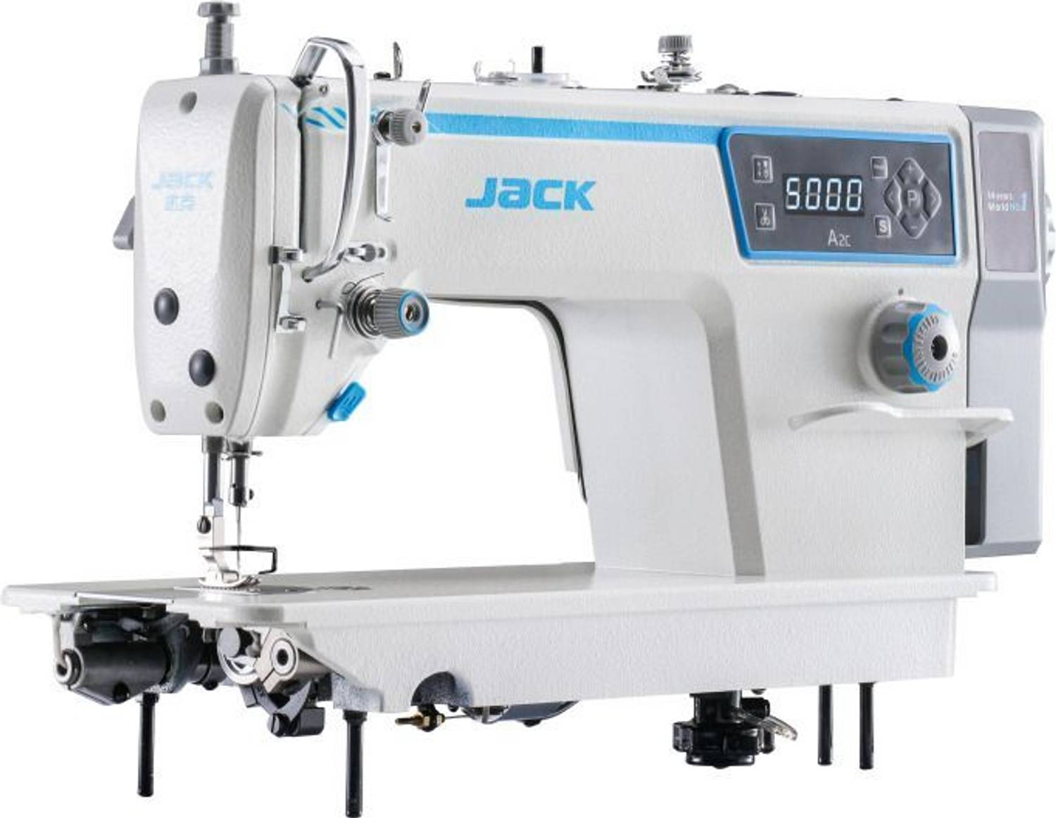 JACK A2C-C Electric Sewing Machine 1 Stitch 5000 SPM White - Image 2