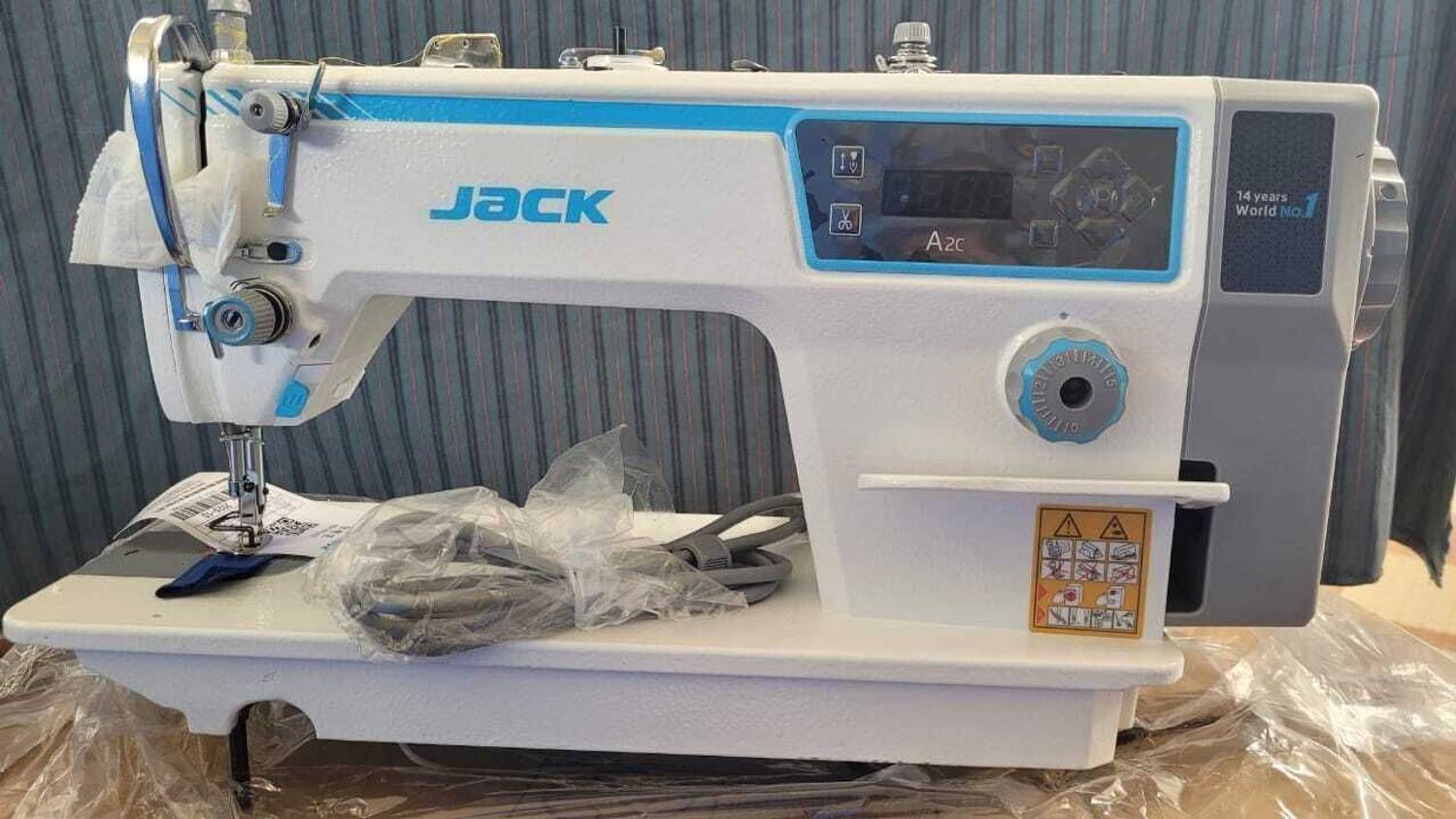 JACK A2C-C Electric Sewing Machine 1 Stitch 5000 SPM White - Image 5