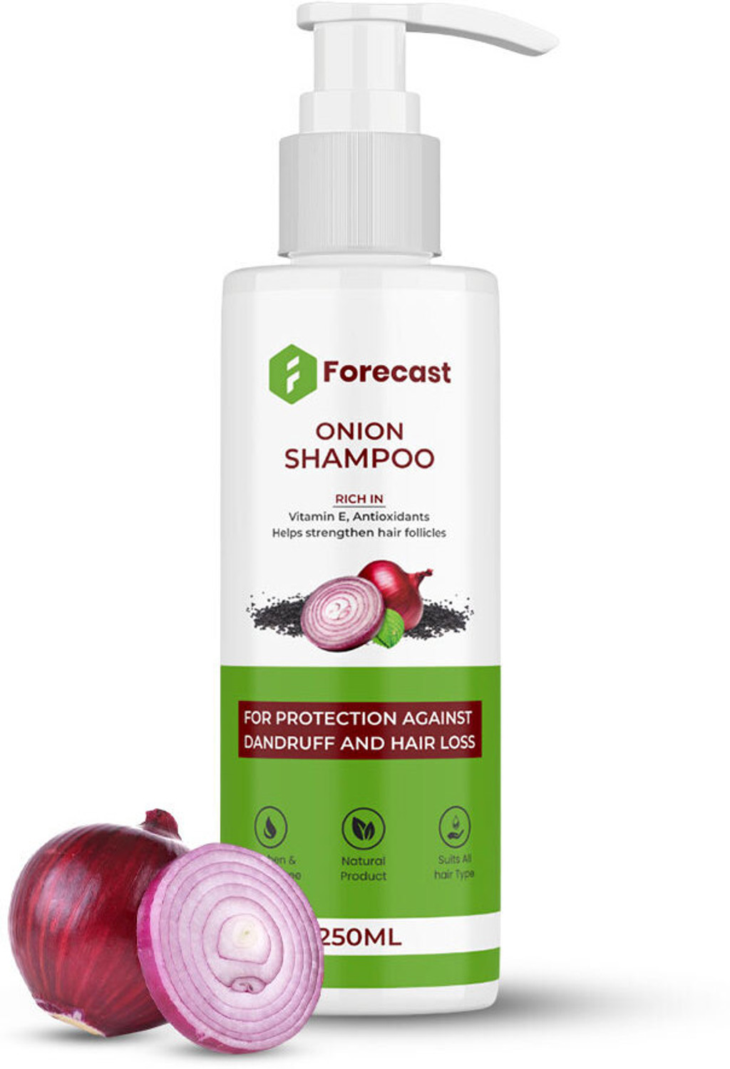 Forecast ''Onion Hair Shampoo 250ml - Strengthen Hair & Reduce Hair Fall''
