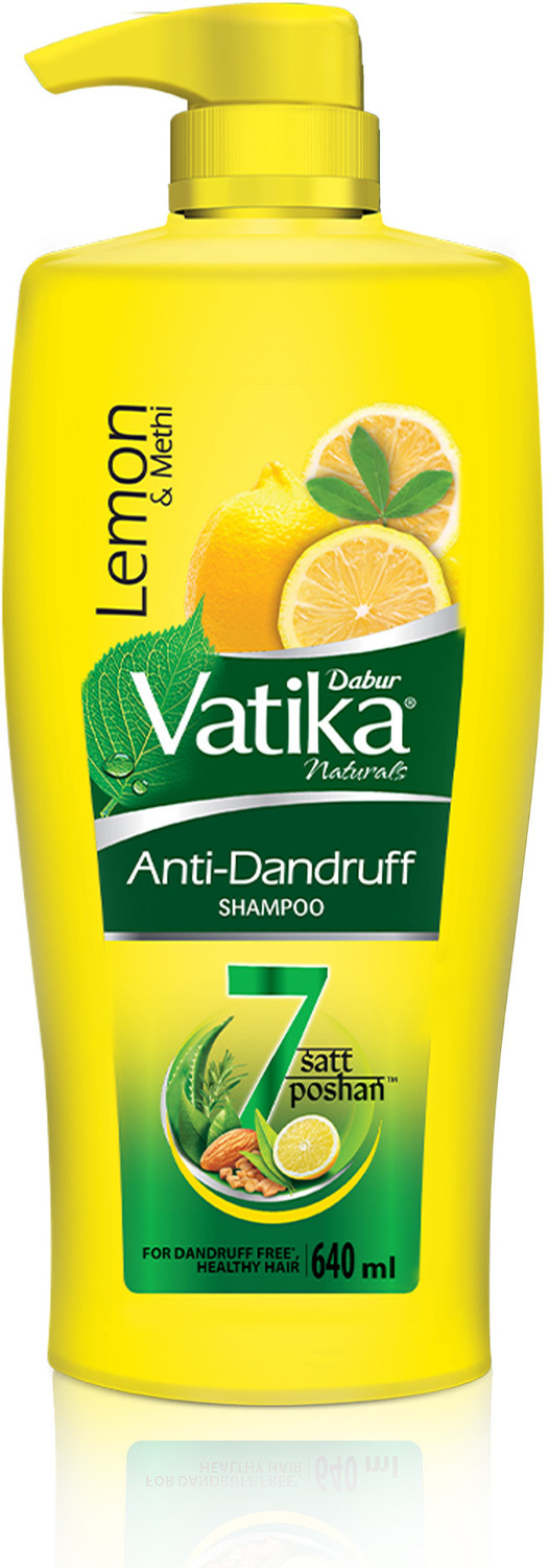 DABUR VATIKA Lemon Anti-Dandruff Shampoo, Reduces Dandruff from 1st wash