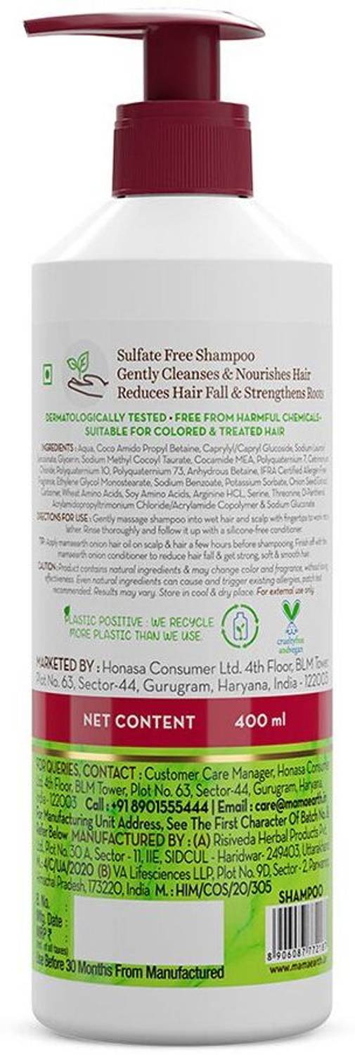 Mamaearth Hair Growth & Hair Fall Control Shampoo with Onion Oil & - Image 4