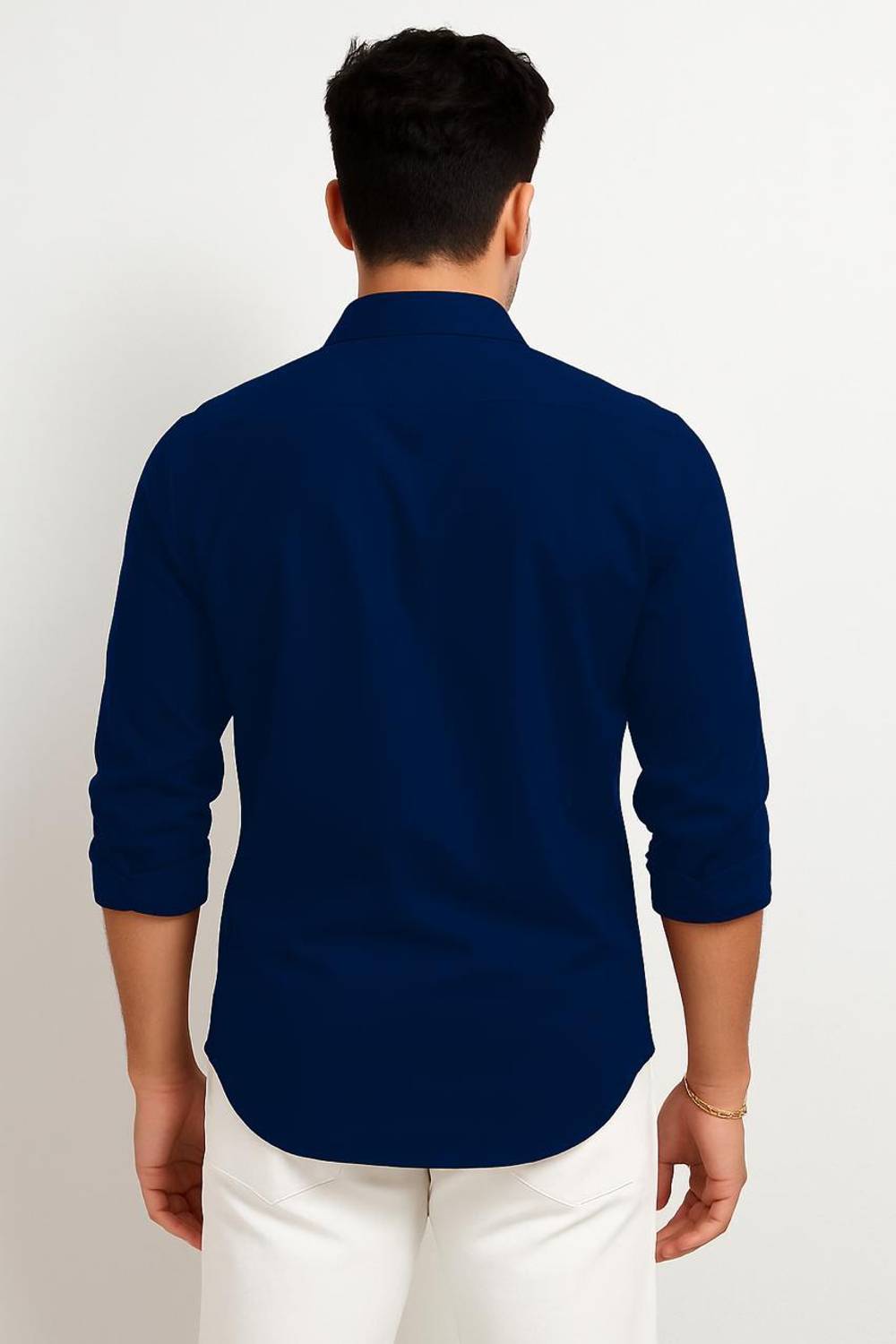 MACSAM Clothings Men Dark Blue Shirt - Image 2