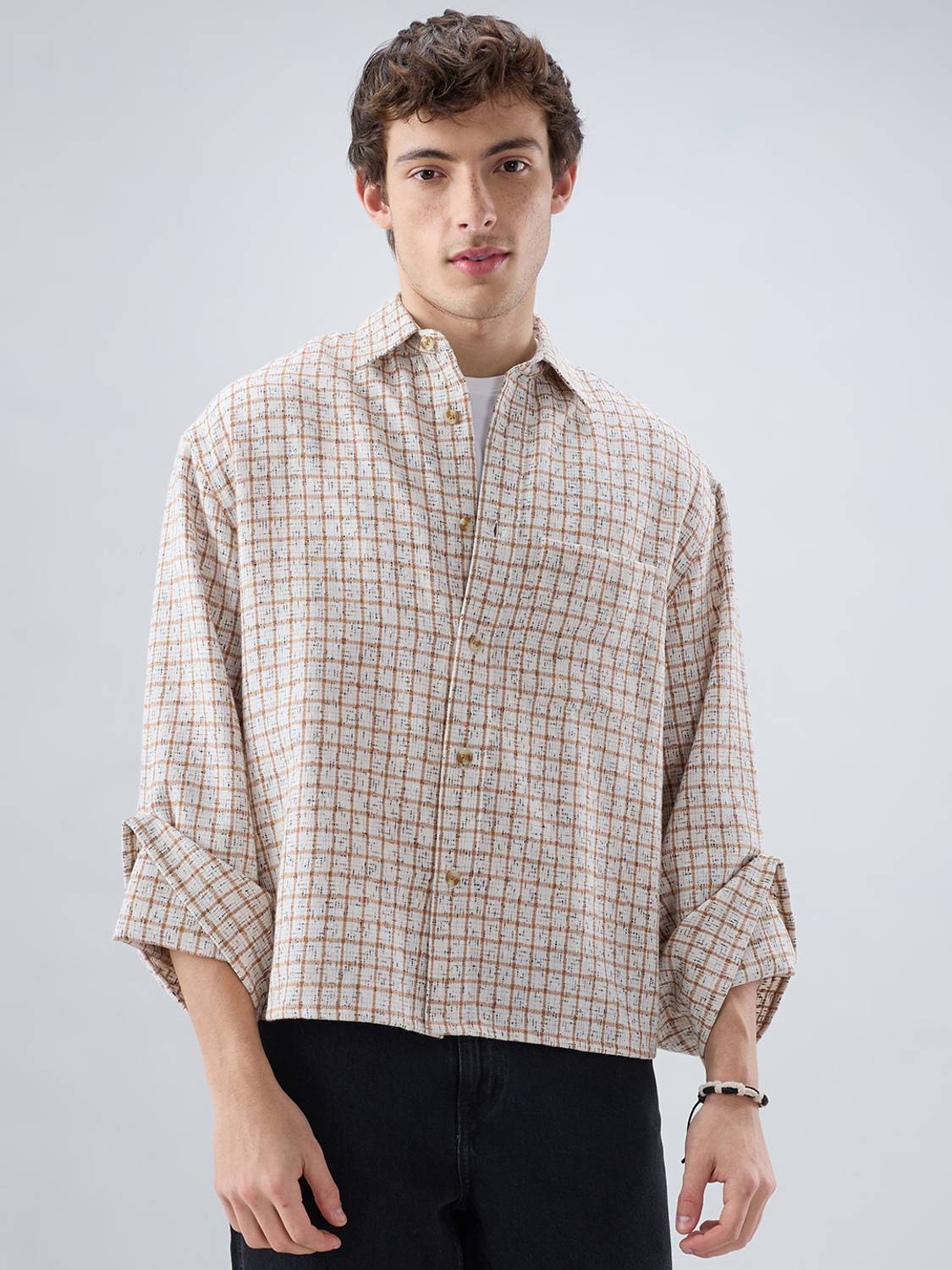 VASTRADO Men Checkered Multicolor Shirt - Image 1
