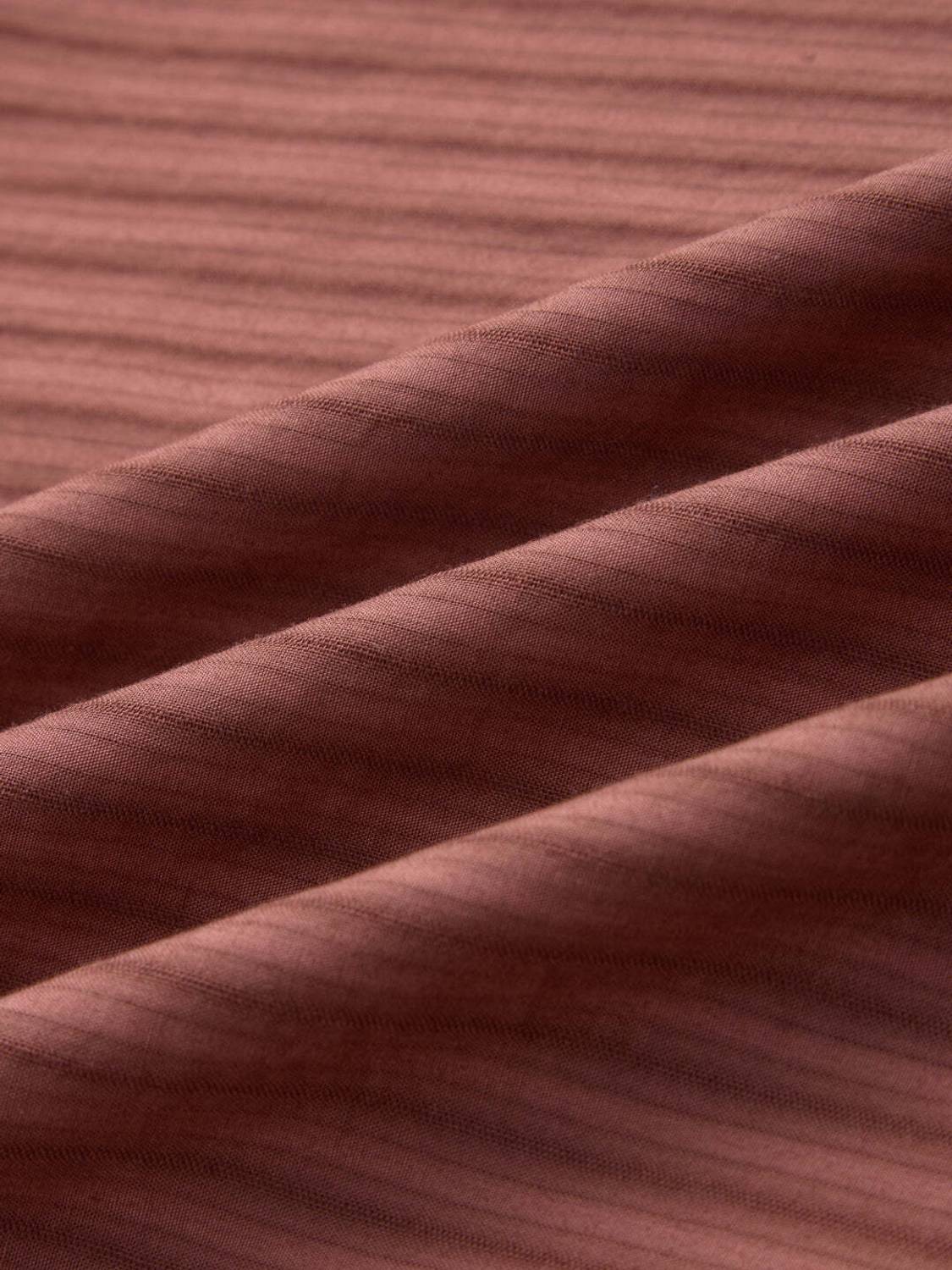 VASTRADO Men Striped Casual Red Shirt - Image 3