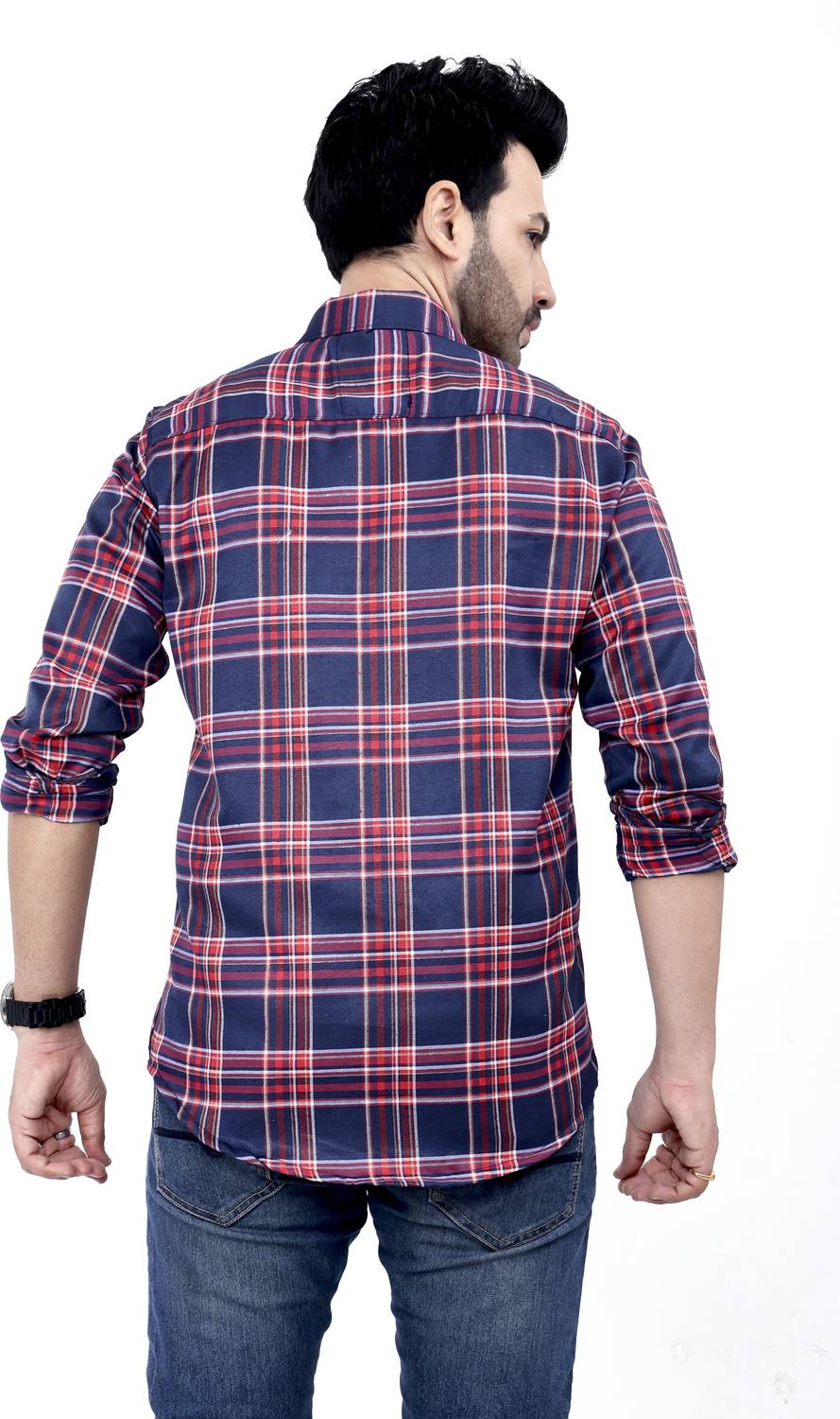 Banana plug Men Checkered Multicolor Shirt - Image 2