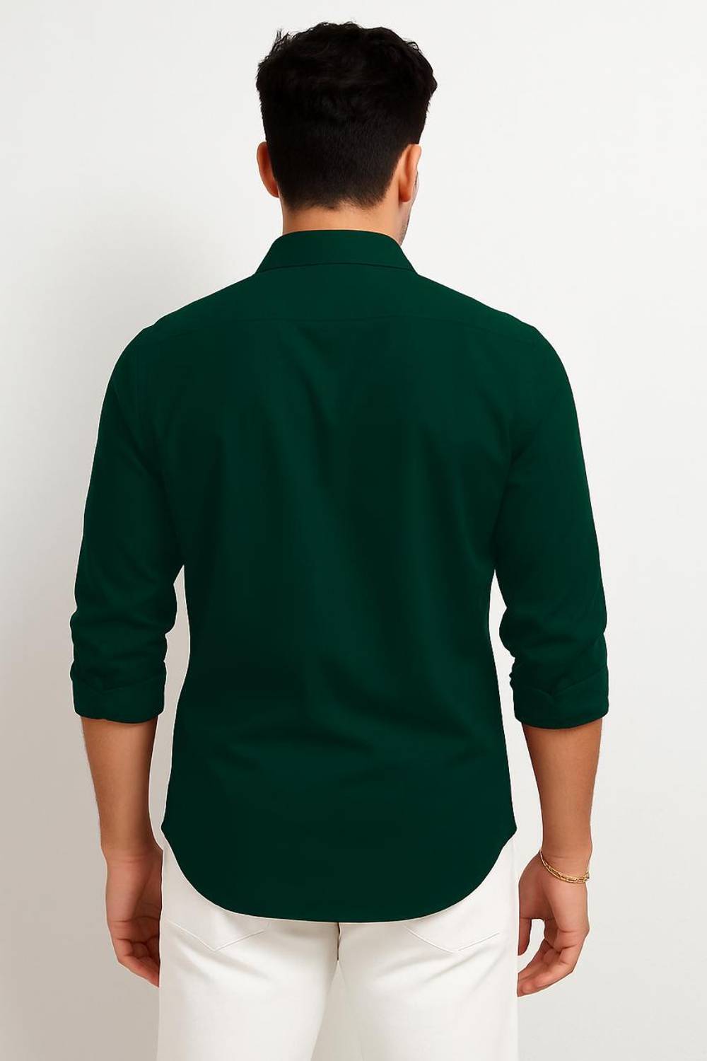 MACSAM Clothings Men Dark Green Casual Shirt - Image 2
