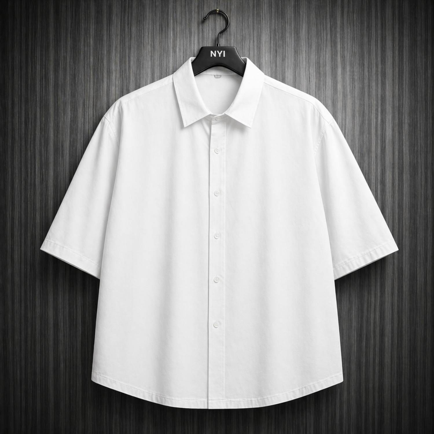 Asta Moda Men Graphic Print Casual White Shirt - Image 2
