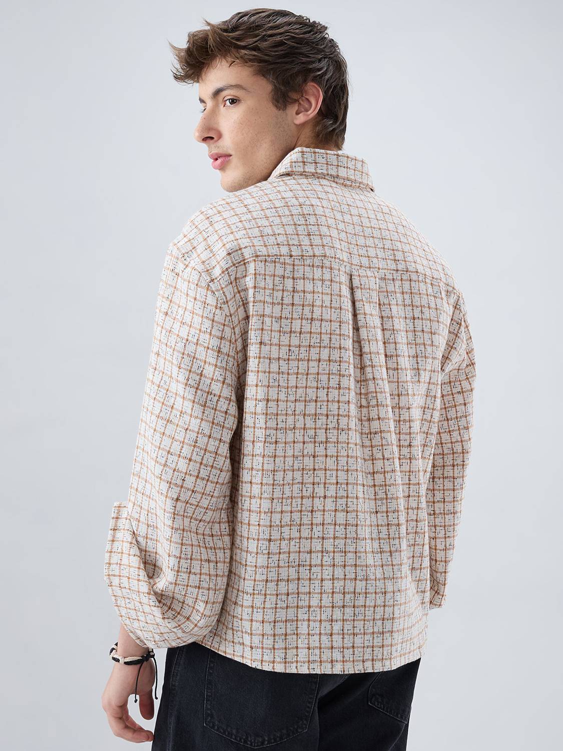 VASTRADO Men Checkered Multicolor Shirt - Image 3