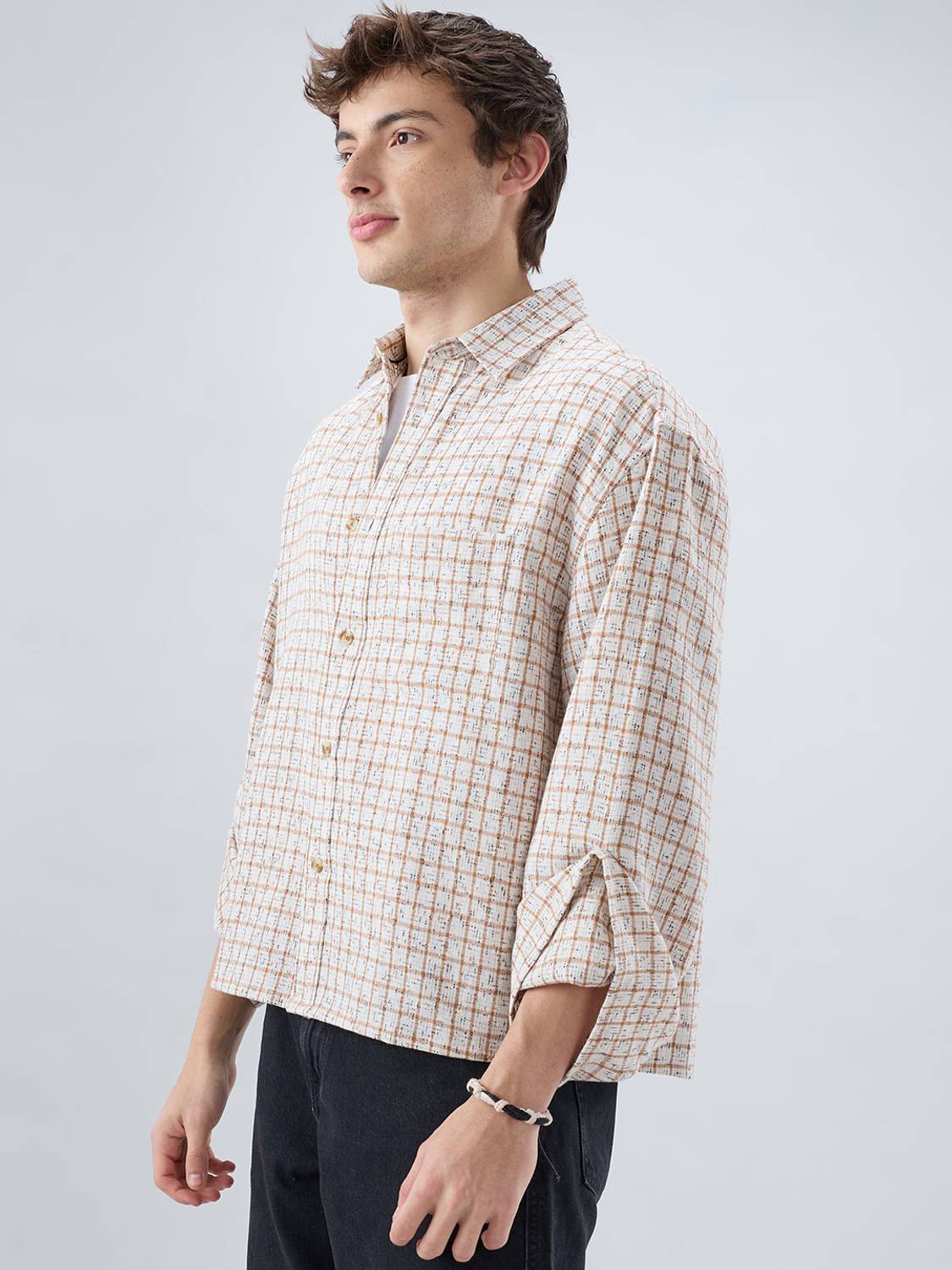 VASTRADO Men Checkered Multicolor Shirt - Image 2