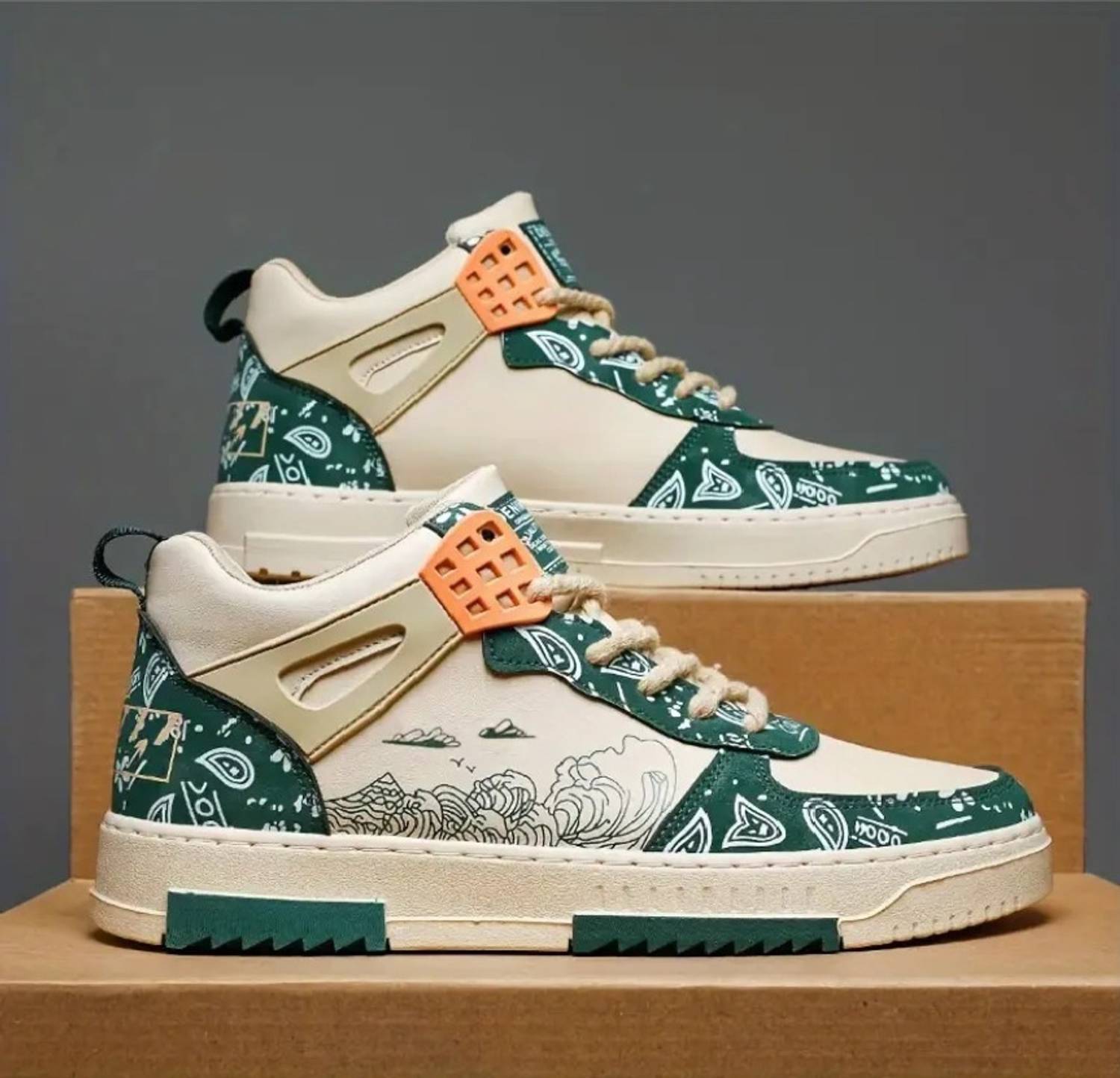 Vask KUS2003_GREEN Men's Sneakers - Image 1