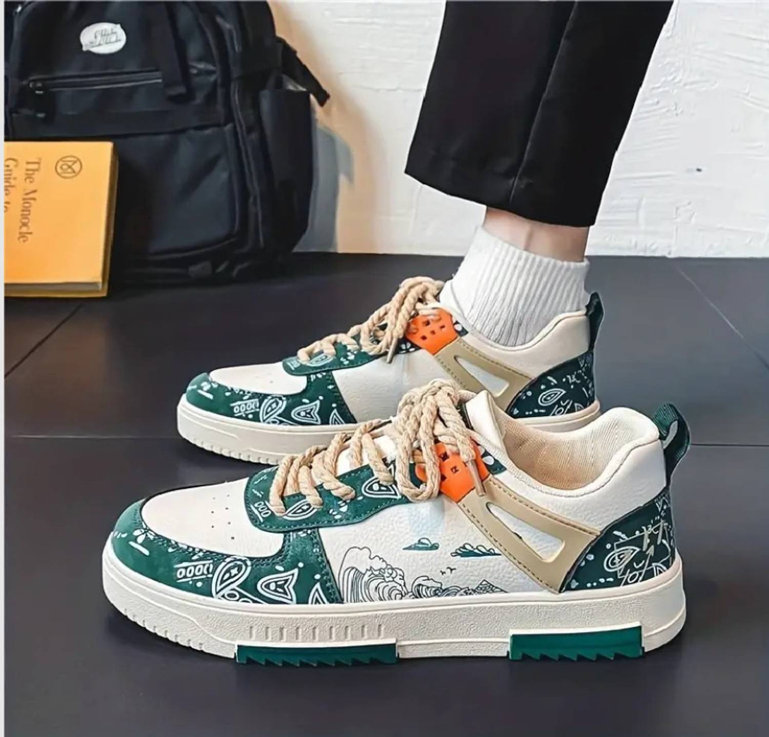 Vask KUS2003_GREEN Men's Sneakers - Image 4