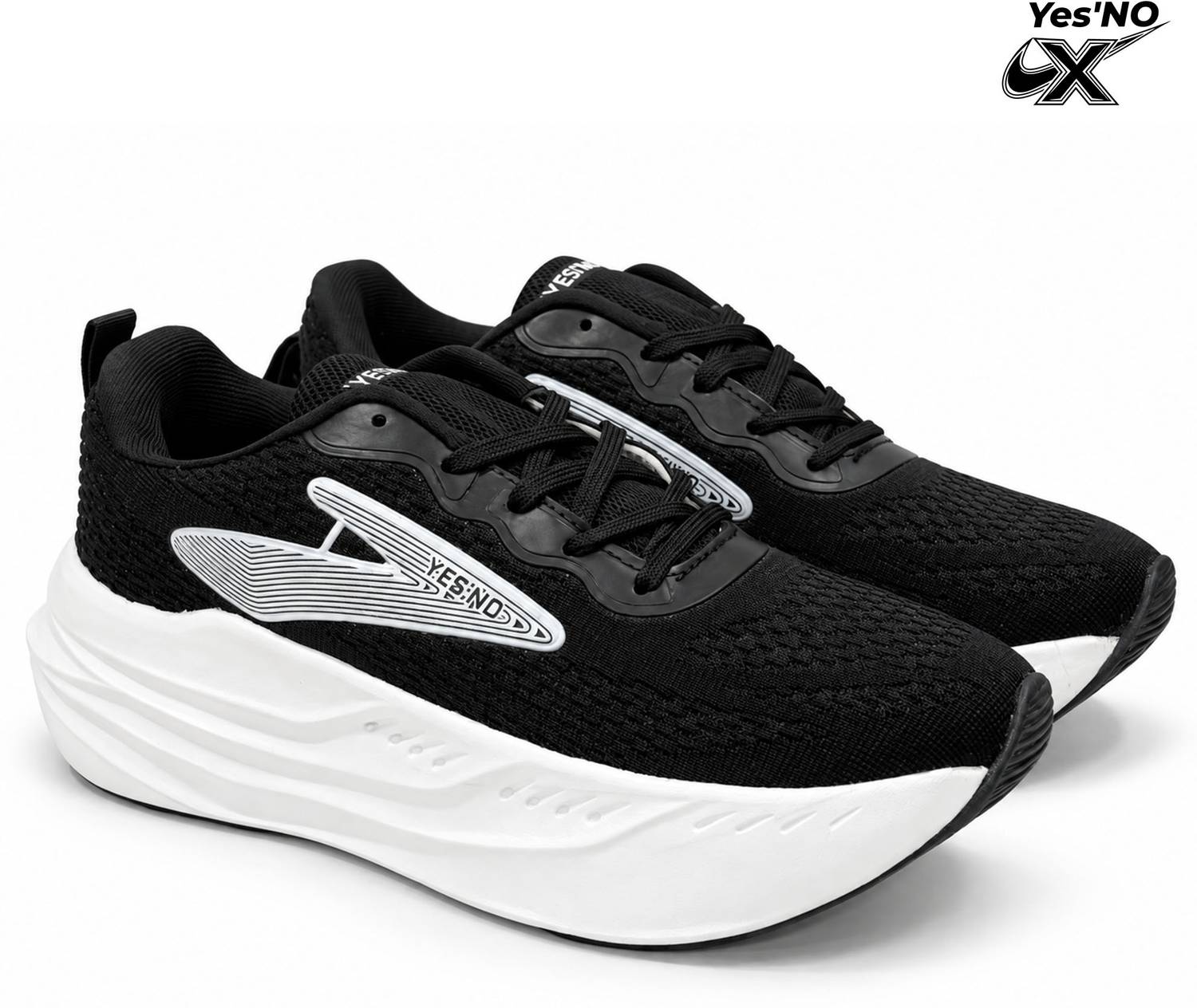 Yes'No Lightweight Mesh Lace-Up Men's Sports/Running Shoes | Slip-On for Daily Wear Sneakers For Men - Image 4