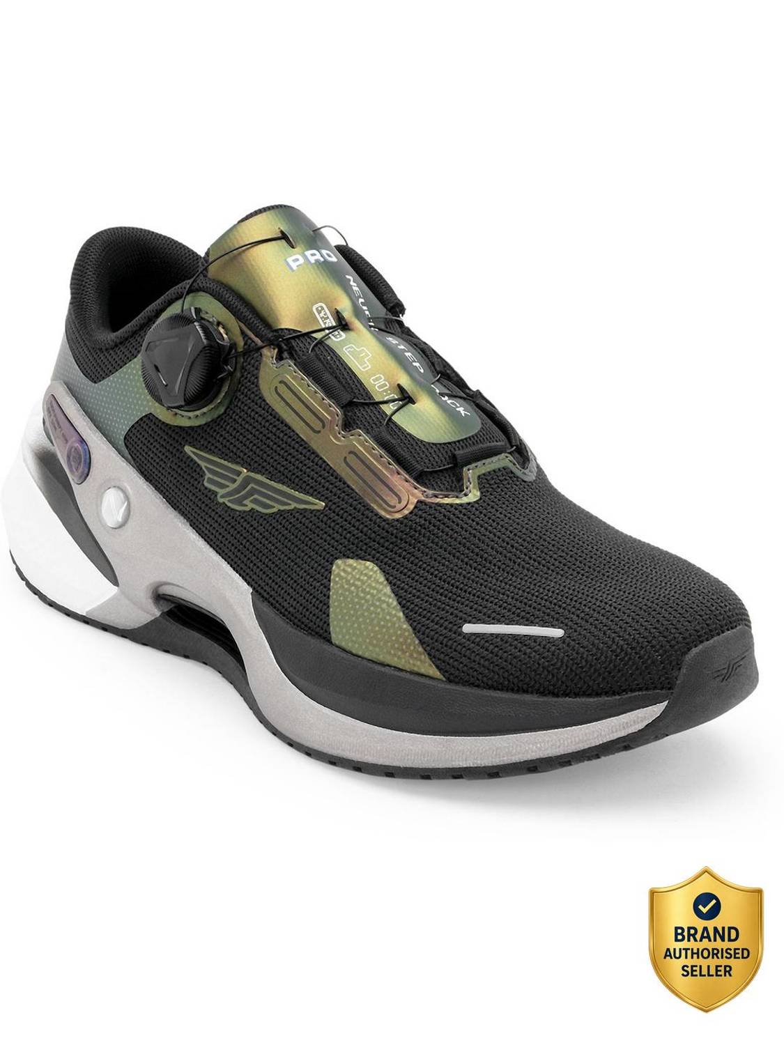 RED TAPE Men's Red Dial Lace Quick On Sports Shoes - Image 1
