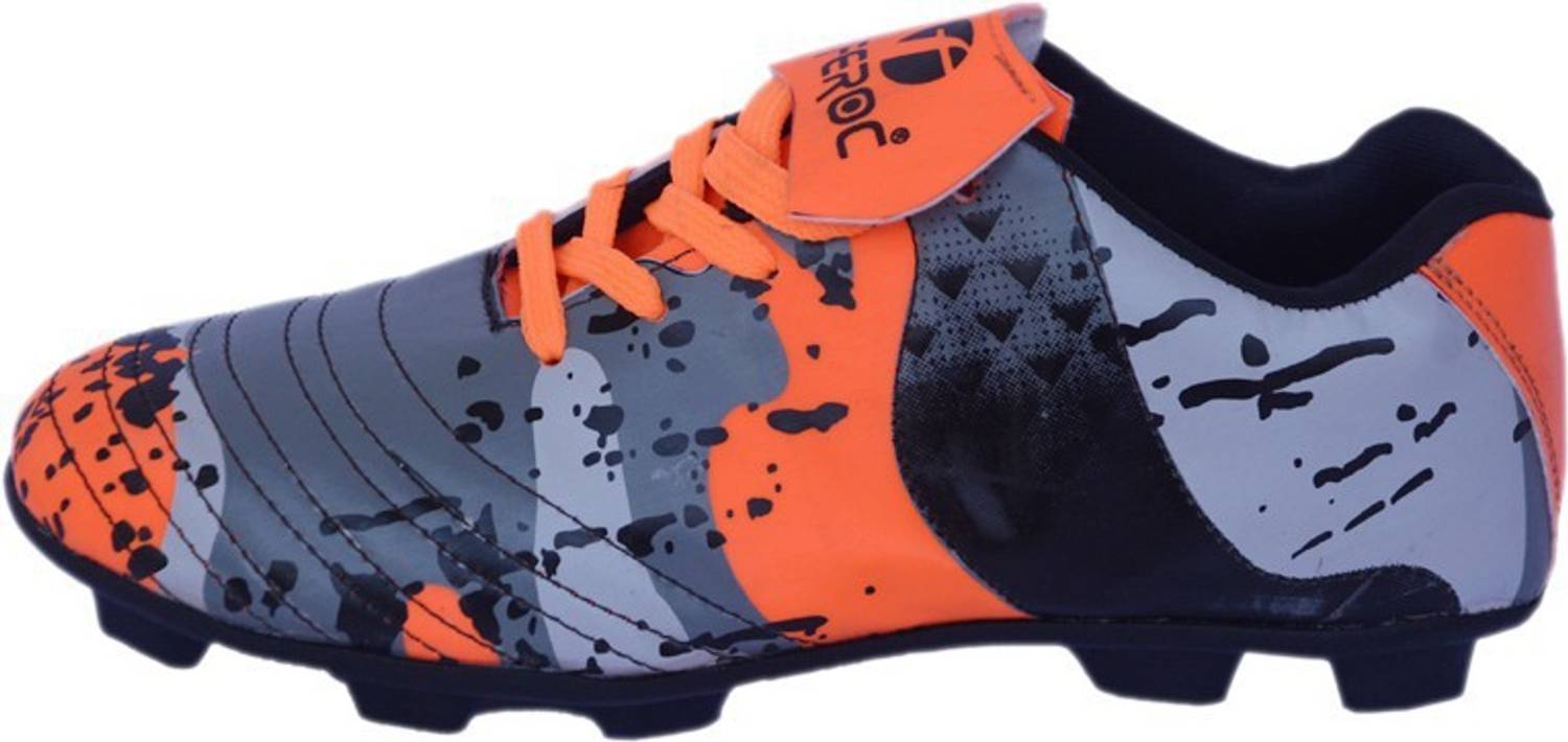FEROC Orange Grand Rubber Football Shoes For Men - Image 3