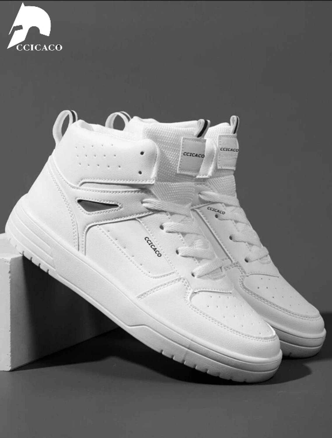 CCICACO kardam&sons White Lightweight Sneakers - Image 3