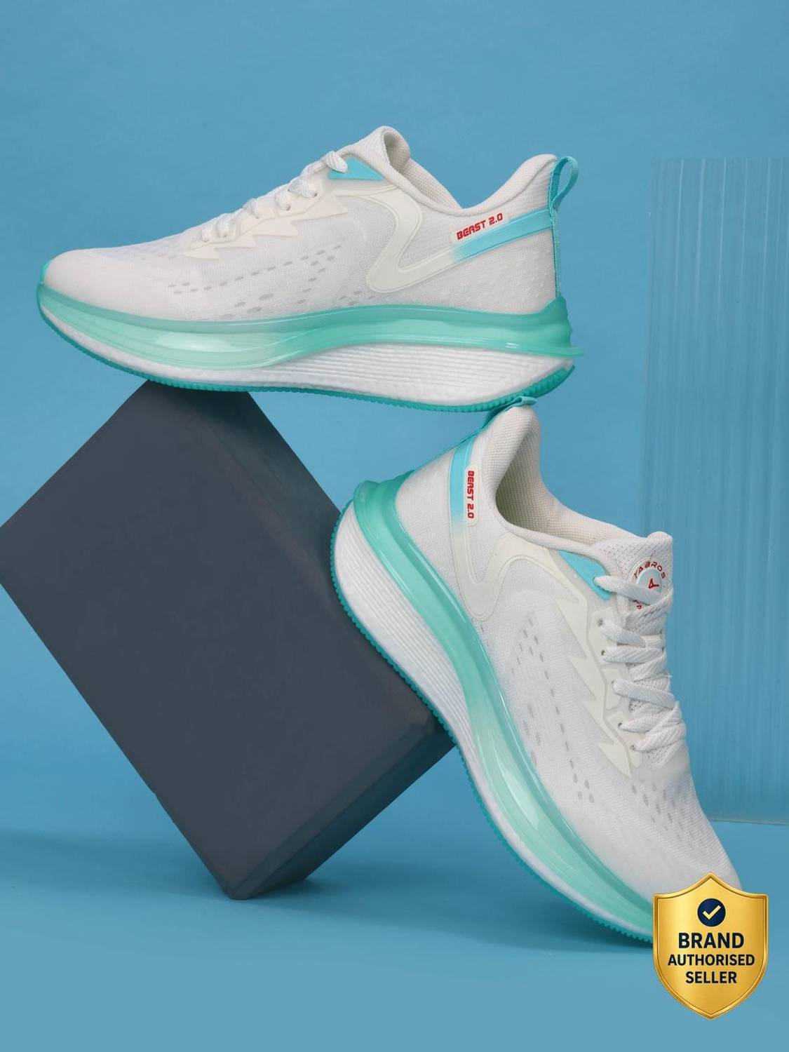 Abros Trendy Silicon Multi Coloured Running Shoes For Men