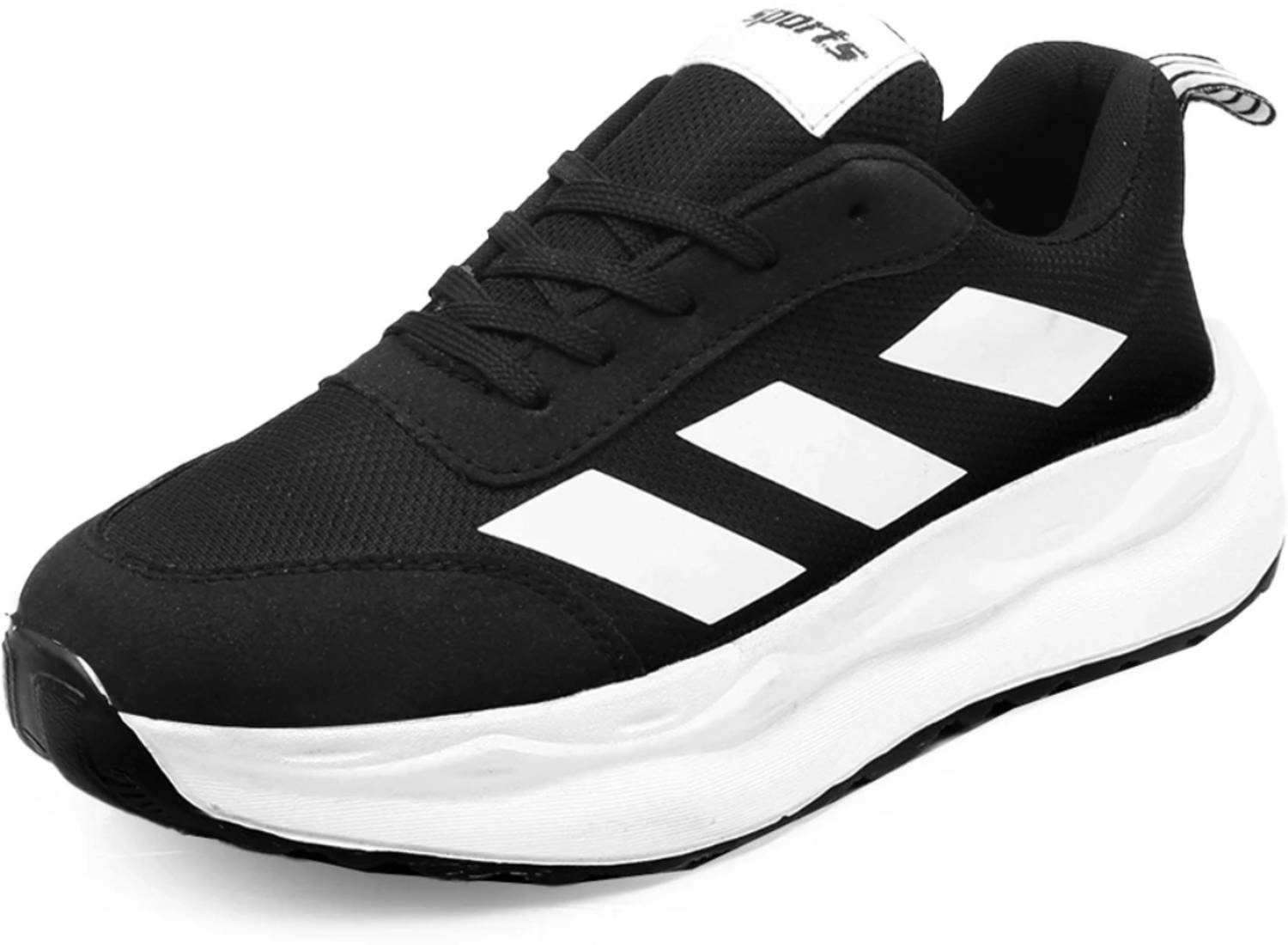 TERFILL Black Lightweight Running Shoes - Image 4