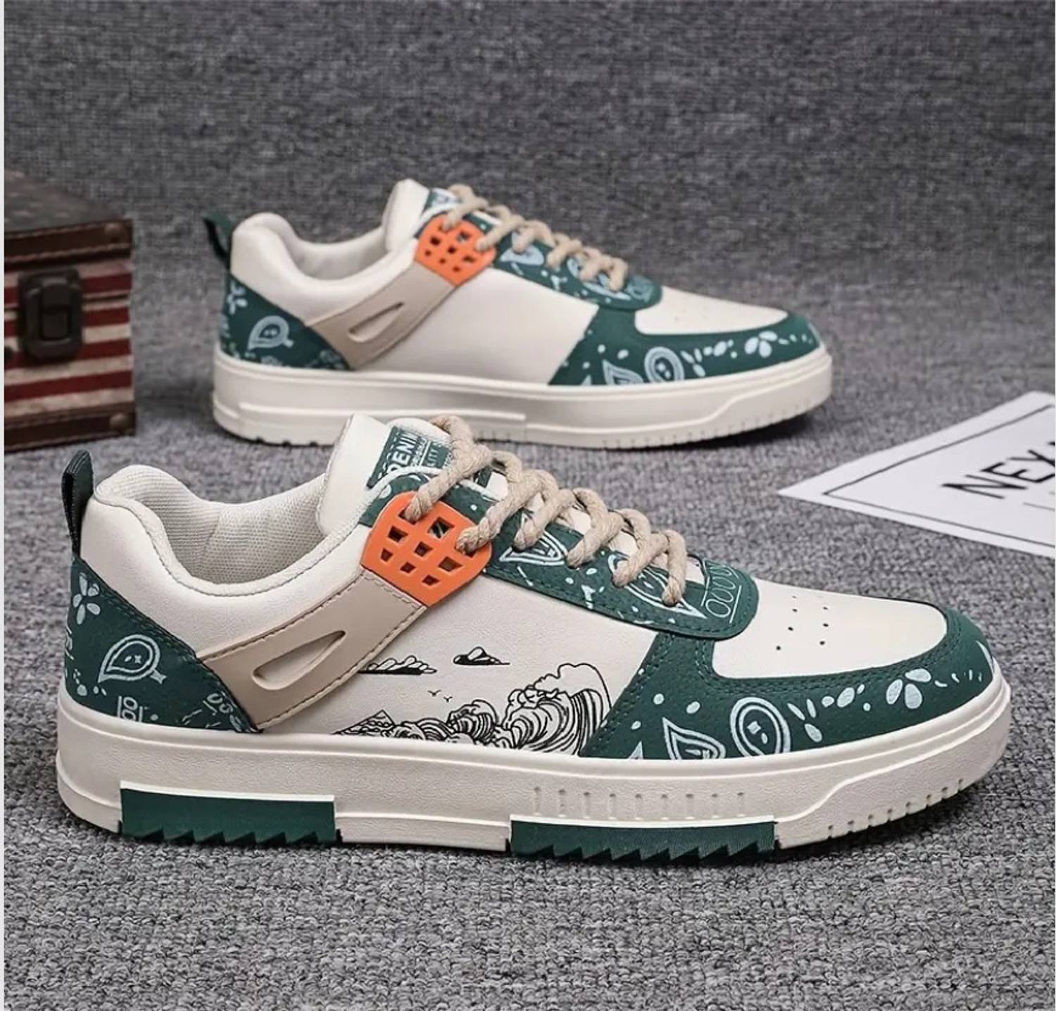 Vask KUS2003_GREEN Men's Sneakers - Image 2