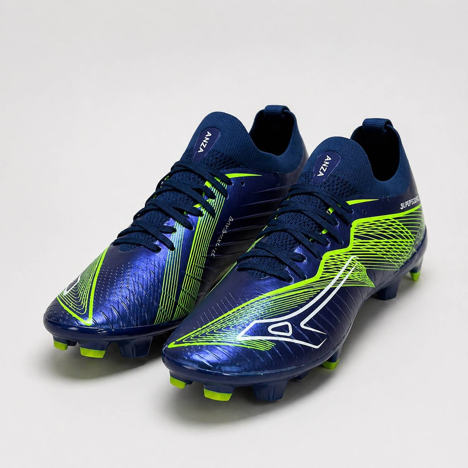 ANZA Doyag Football Shoes Unisex Navy Blue - Image 2