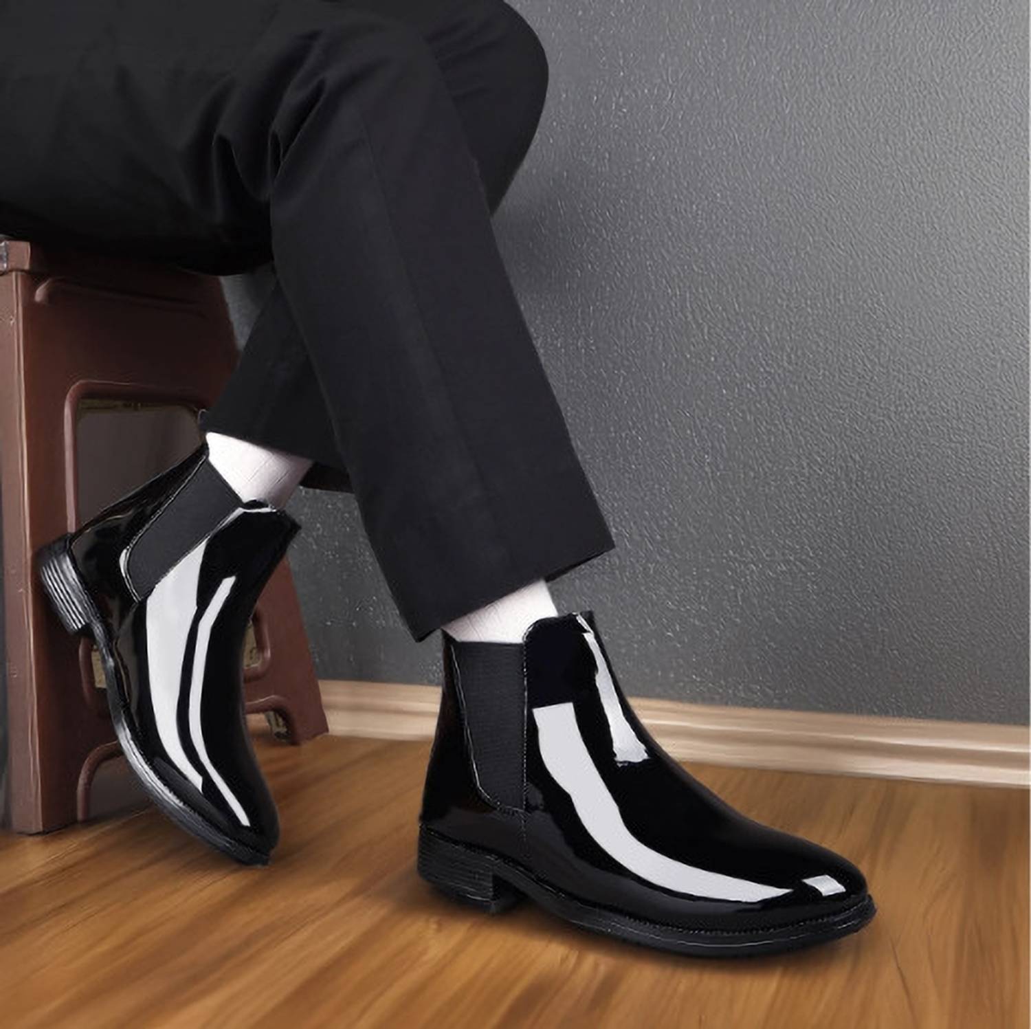BLOMAX Synthetic Leather Chelsea Boots - Image 1