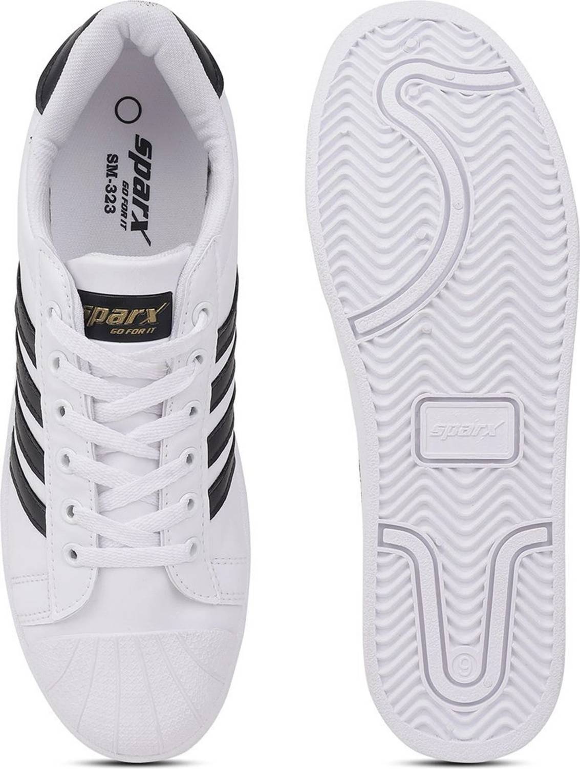 Sparx SM323 White Shoes Sneakers For Men - Image 4