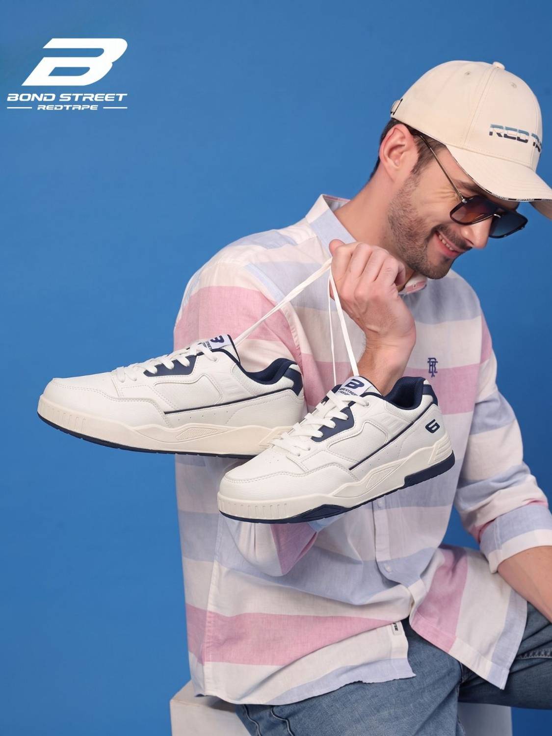 Bond Street Men's Red Casual Sneakers - Image 4