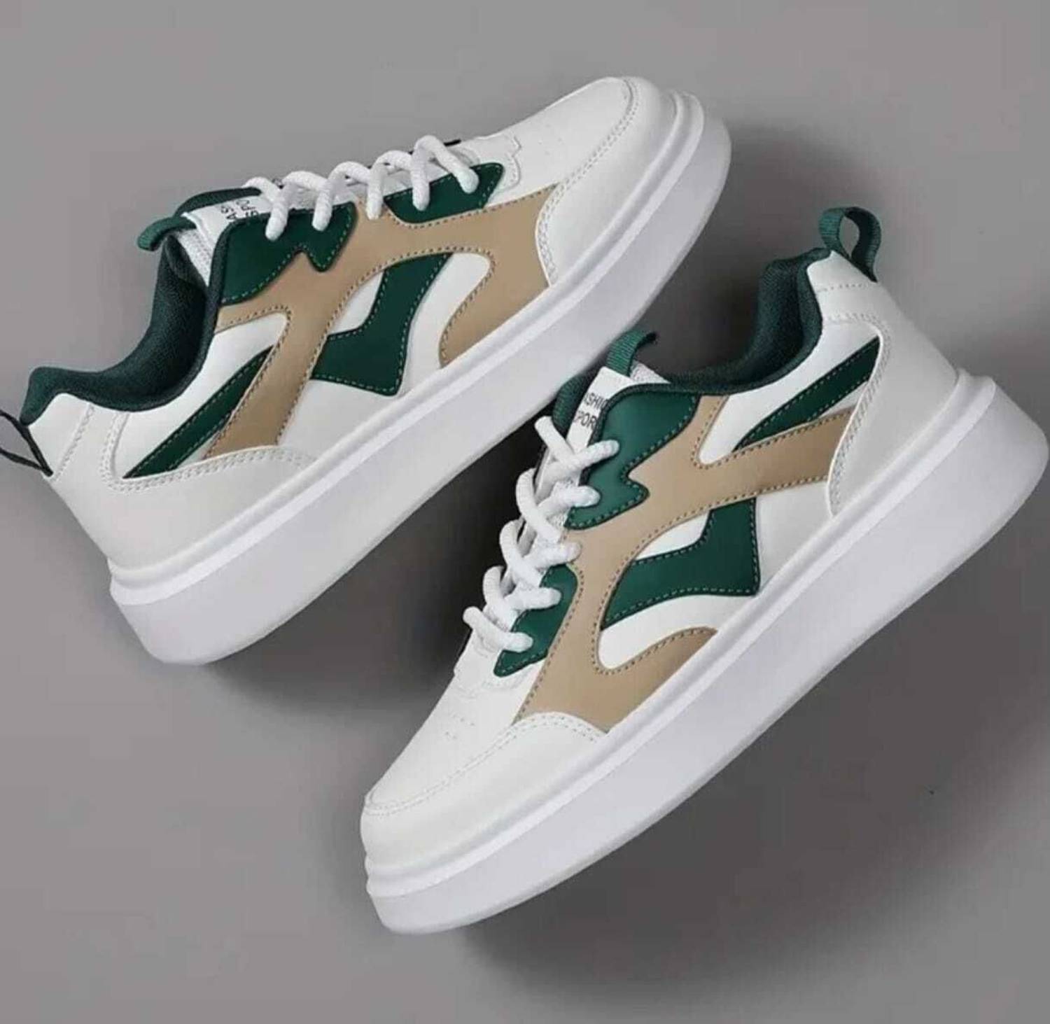 Wlinzak Men Stylish Trendy Lace-Up Sneakers Casual Walking Daily Wear Shoes Sneakers For Men - Image 1