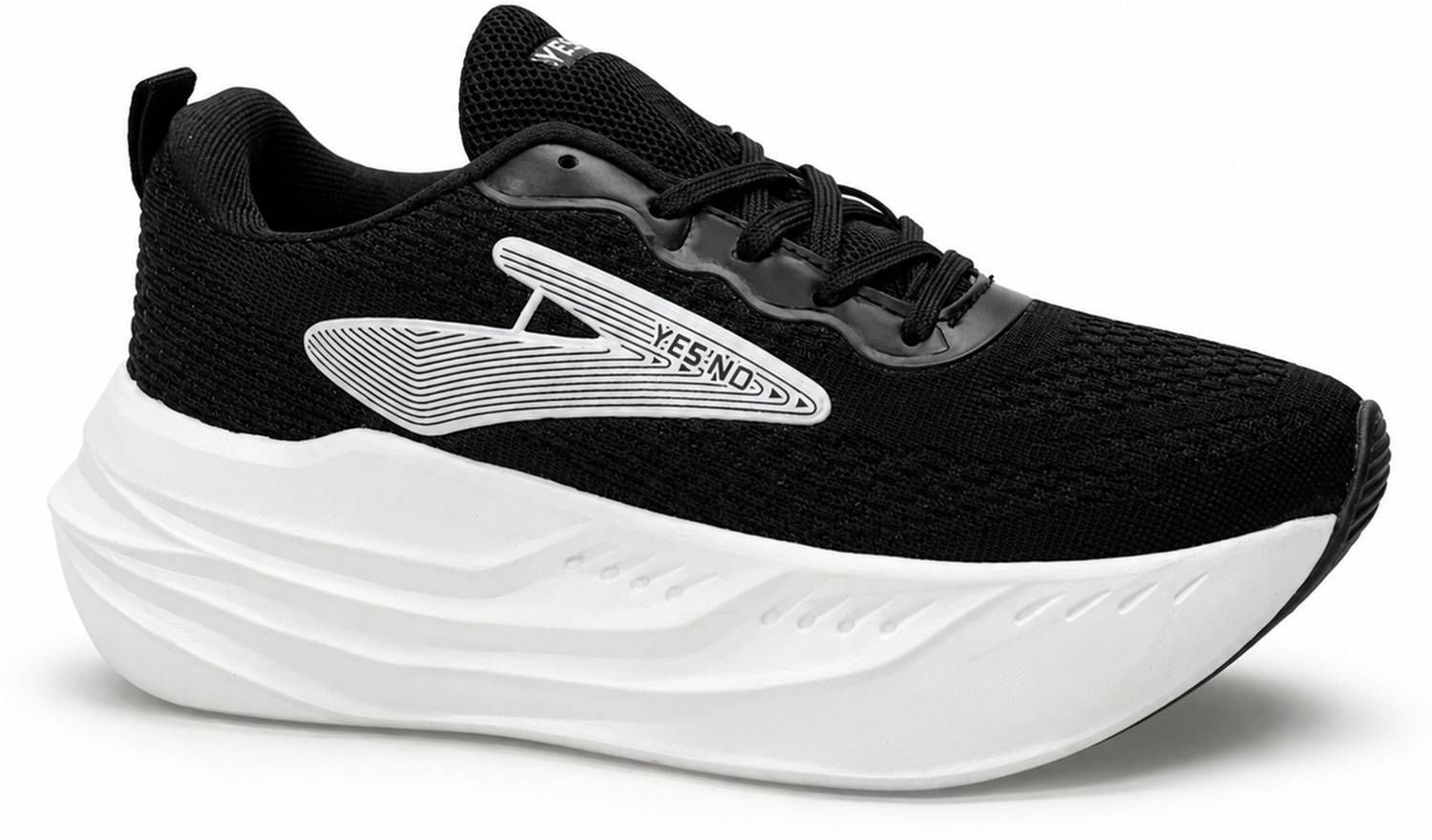 Yes'No Lightweight Mesh Lace-Up Men's Sports/Running Shoes | Slip-On for Daily Wear Sneakers For Men - Image 1