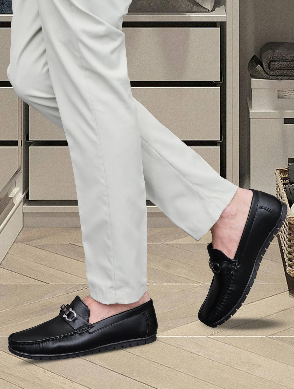 Vask KUS2052_BLACK Men's Loafers - Image 5